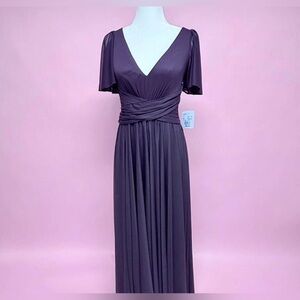 David's Bridal | Dresses | Mesh Long Bridesmaid Dress With Crisscross Back  | Poshmark